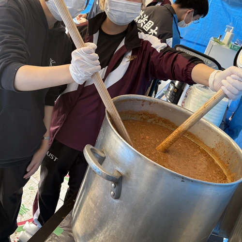 水泳部のキーマカレー